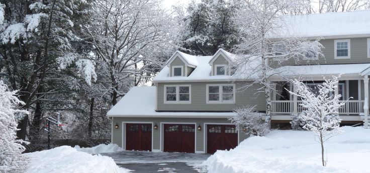 garage door frozen shut